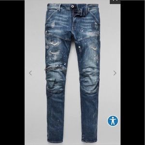 Men’s G-Star Raw 5620 Knee Zip Skinny Jeans